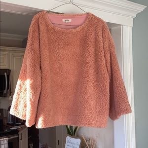 Madewell faux furry top